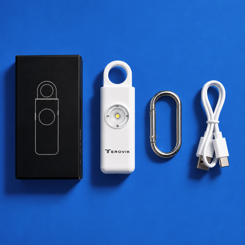 TEROVIK Personal Safety Device - White